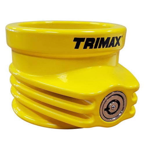 TRIMAX yellow fifth wheel pin lock
