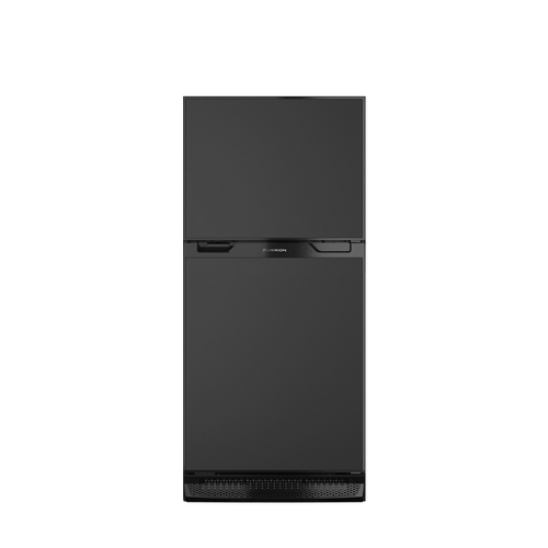 Furrion RV fridge 8 cubic feet interior - matte black exterior finish