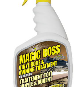 Magic Boss Vinyl Roof & Awning Treatment with UV Barrier - 995ml bottle
