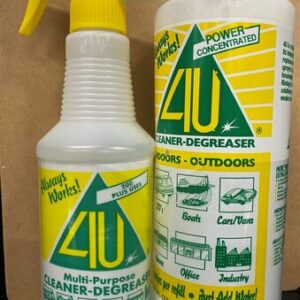 4U Multi-purpose cleaner 16oz spray bottle and 32oz refill