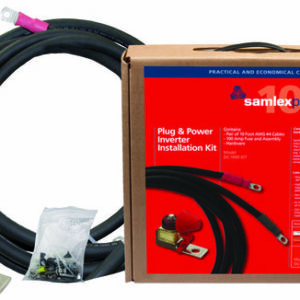 Inverter installation kit shown with contents