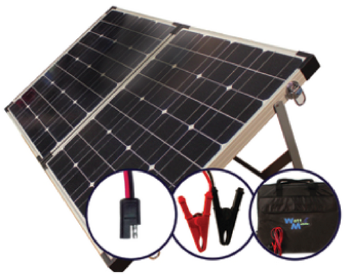 Portable solar panel kit 100W