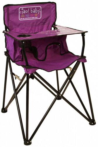 RV City, Alberta. Purple High Chair