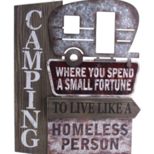 Camping Lifestyle Sign