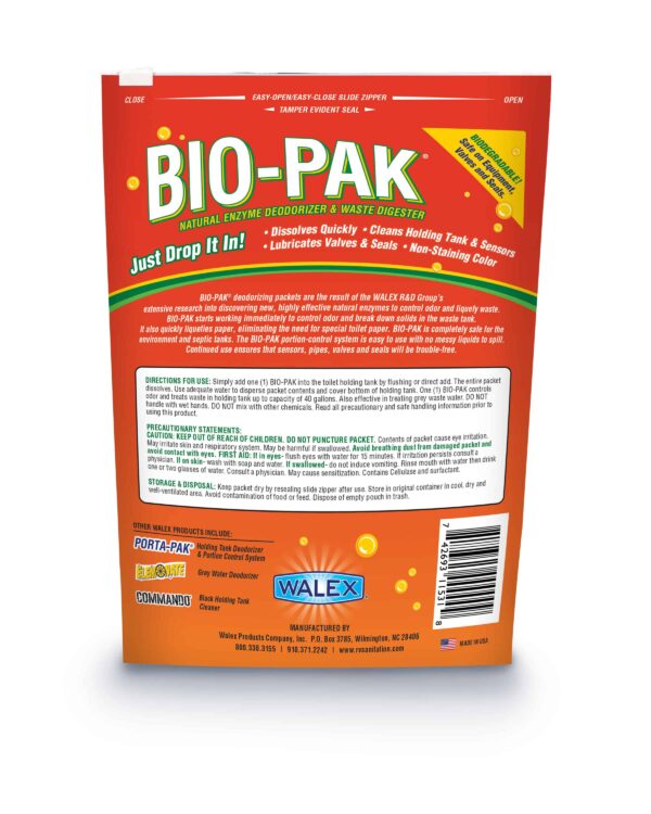 Bio-Pak Tropical bag with instructions